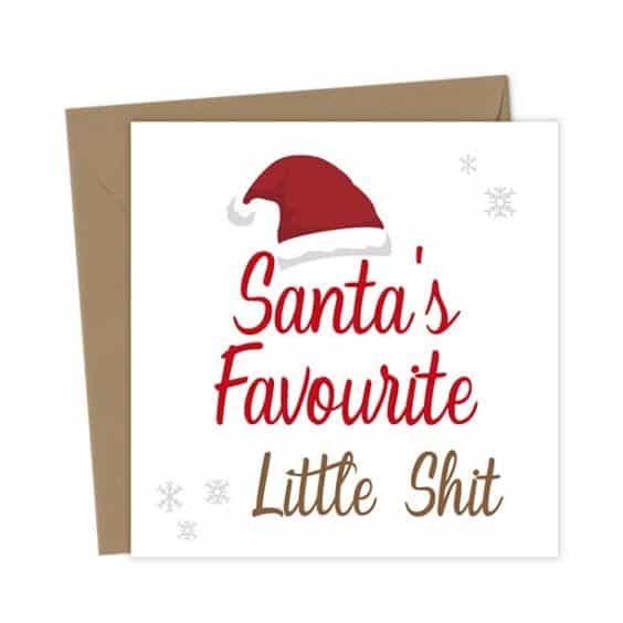 Santa’s Favourite Little Shit