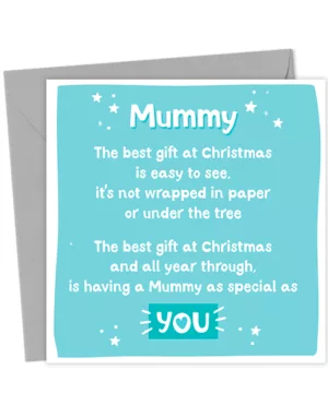Cute Christmas Card for Mummy