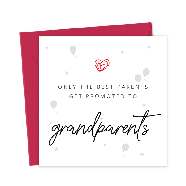 Cornice Con Scritta 'Only The Best Grandparents Get Promoted To Great Grandparents' – Idea Regalo Per Bisnonni, Formato A10 (24,9x19,8cm)