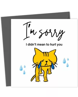 Apology Card – I’m Sorry, I Didn’t Mean to Hurt You | Heartfelt Regret