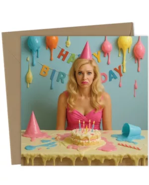 Barbie Burnout Funny Face Swap Card for Her