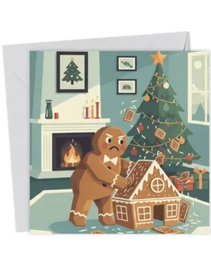 Gingerbread Christmas Card
