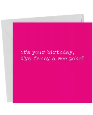 Birthday Poke - Funny Birthday Card
