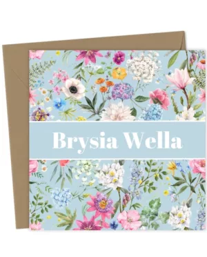 Brysia wella - Welsh get better soon card