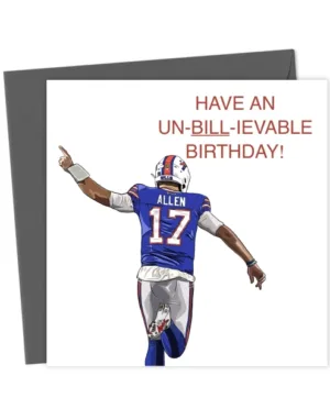 Buffalo Bills - NFL Birthday Card