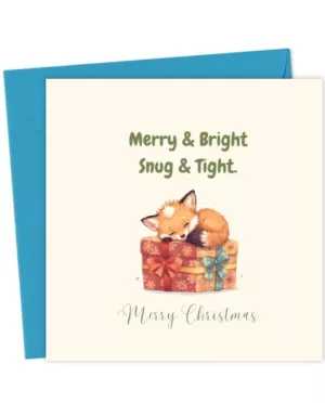 Christmas Fox Card