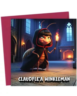 ClaudFle'a Winkleman - Traitors Funny Card