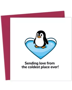 : Coldest Love: Penguin on an Icy Heart