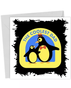 Coolest Dad Card – Funny & Stylish Greeting for Dad All Occasion