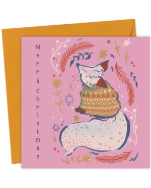 Cosy Fox Christmas Card