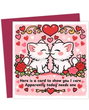 Cute Anti Valentines Day Card - Valentines Day Card