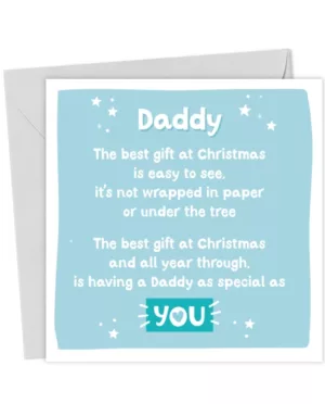Cute Christmas Card for Daddy