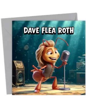 Dave Flea Roth Card