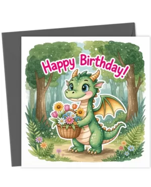 Dragon Birthday Card