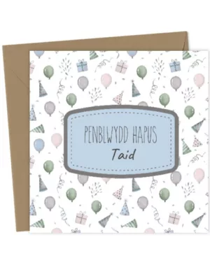 Welsh Birthday Card for Him