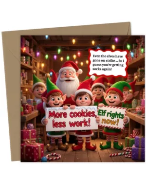 Elf Strike at the North Pole