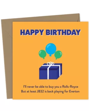 Everton Birthday Rolls-Royce JB32