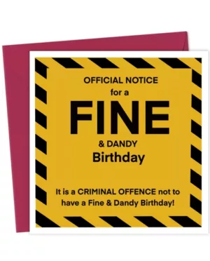 Fine and Dandy Birthday