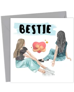 Friendship Card for My Bestie – Cute & Thoughtful Greeting