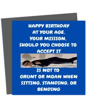 Funny Rude And Cute Happy Birthday Card 