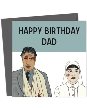 Funny Wes Anderson Birthday Card – Phoenician Scheme Dad Card