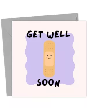 Get Well Soon Plaster Card