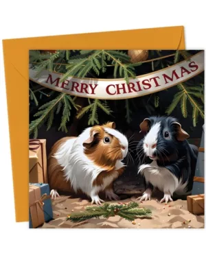 Guinea Pig Christmas Card