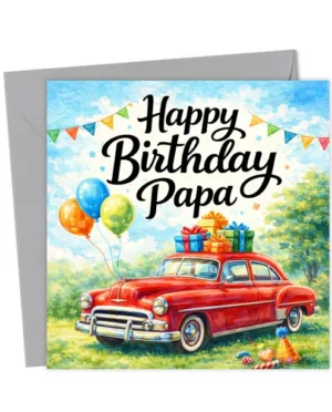 Happy Birthday Papa Card