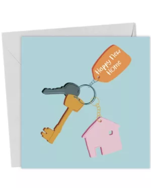 Happy New Home Card – Housewarming & New Home Congratulations - New Home Card