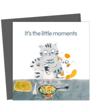It's the little moments cooking cats