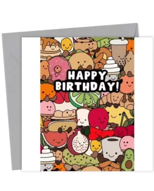 Jellycat Collage Happy Birthday Card