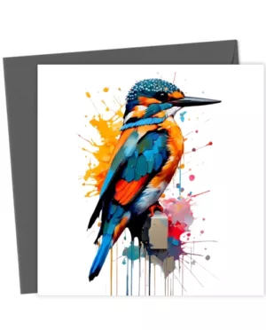 Kingfisher Card