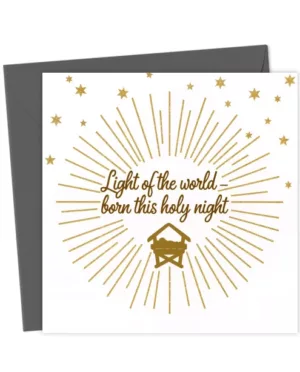 Light of the World - Golden Nativity Scene