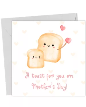 Mothers day toast card for Mum