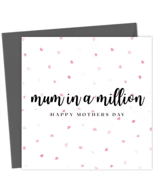 Mum in a Million - Mothers Day Card