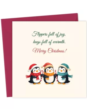Penguin Christmas Card