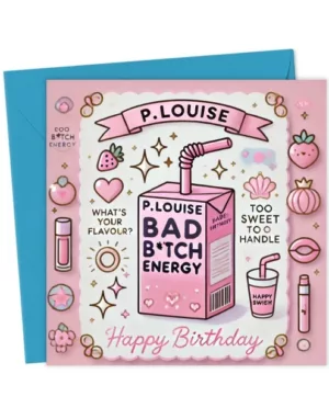 Plouise Happy Birthday Card