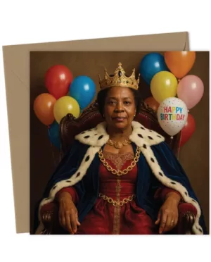 Queen for a Day - AI Face Swap Greeting Card