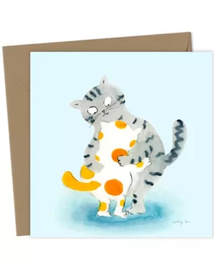 Right here with you – Cat Love Card