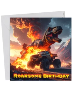 Roarsome T-Rex Monster Truck Birthday
