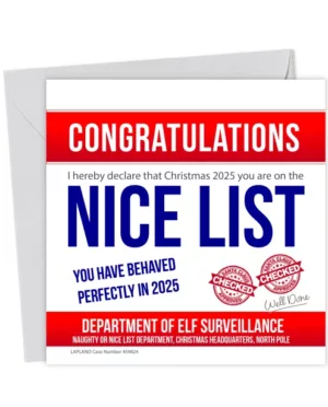 Santa Nice List 2025