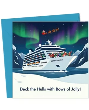 Sea-son’s Greetings. Christmas card for cruise lovers!