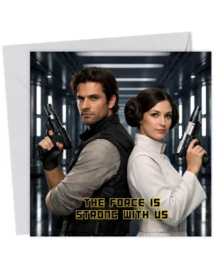 Star Wars Inspired Couple Card Anniversary & Valentine’s Face Swap