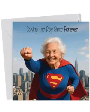 Super Gran - Face Swap Card for Gran