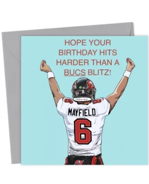 Tampa Bay Buccaneers NFL Birthday Card