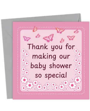 Thank You Baby Shower Card – Celebrating Our Little One Thank You UK