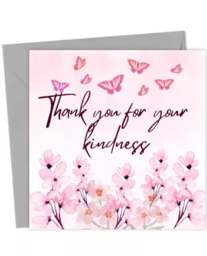 Thank You for Your Kindness – Appreciation Thank You Card UK