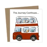 The Journey Continues – Cute Cat Bus Card