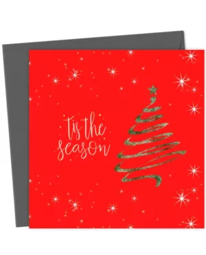 'Tis the Season Christmas Tree Card