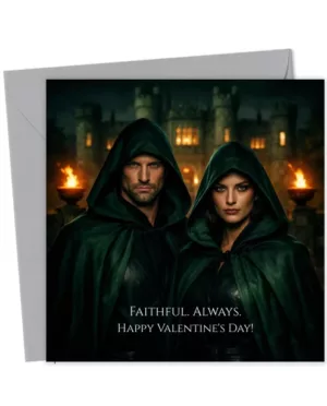 Faithful Traitors UK Inspired Couples Face Swap Valentine’s Day Card